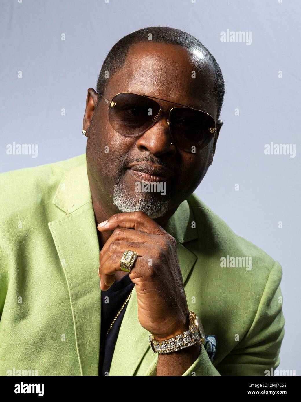 This Aug. 27, 2019 photo shows portrait shows R&B singer Johnny Gill