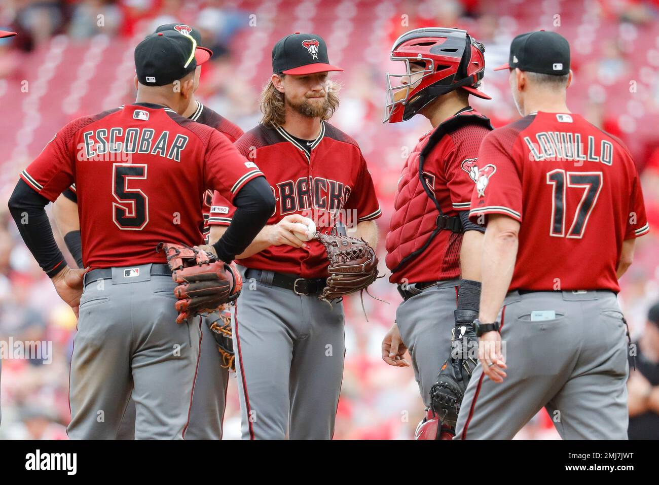 Arizona Diamondbacks third baseman Evan Longoria (3) in the fourth inning  of a baseball game Friday, April 28, 2023, in Denver. (AP Photo/David  Zalubowski Stock Photo - Alamy