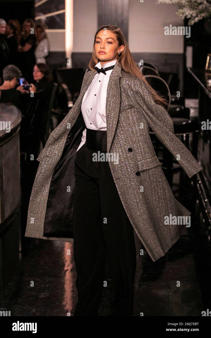 Gigi Hadid models the Ralph Lauren collection during Fashion Week in New York Saturday Sept. 7 2019. AP Photo Jeenah Moon Stock Photo Alamy