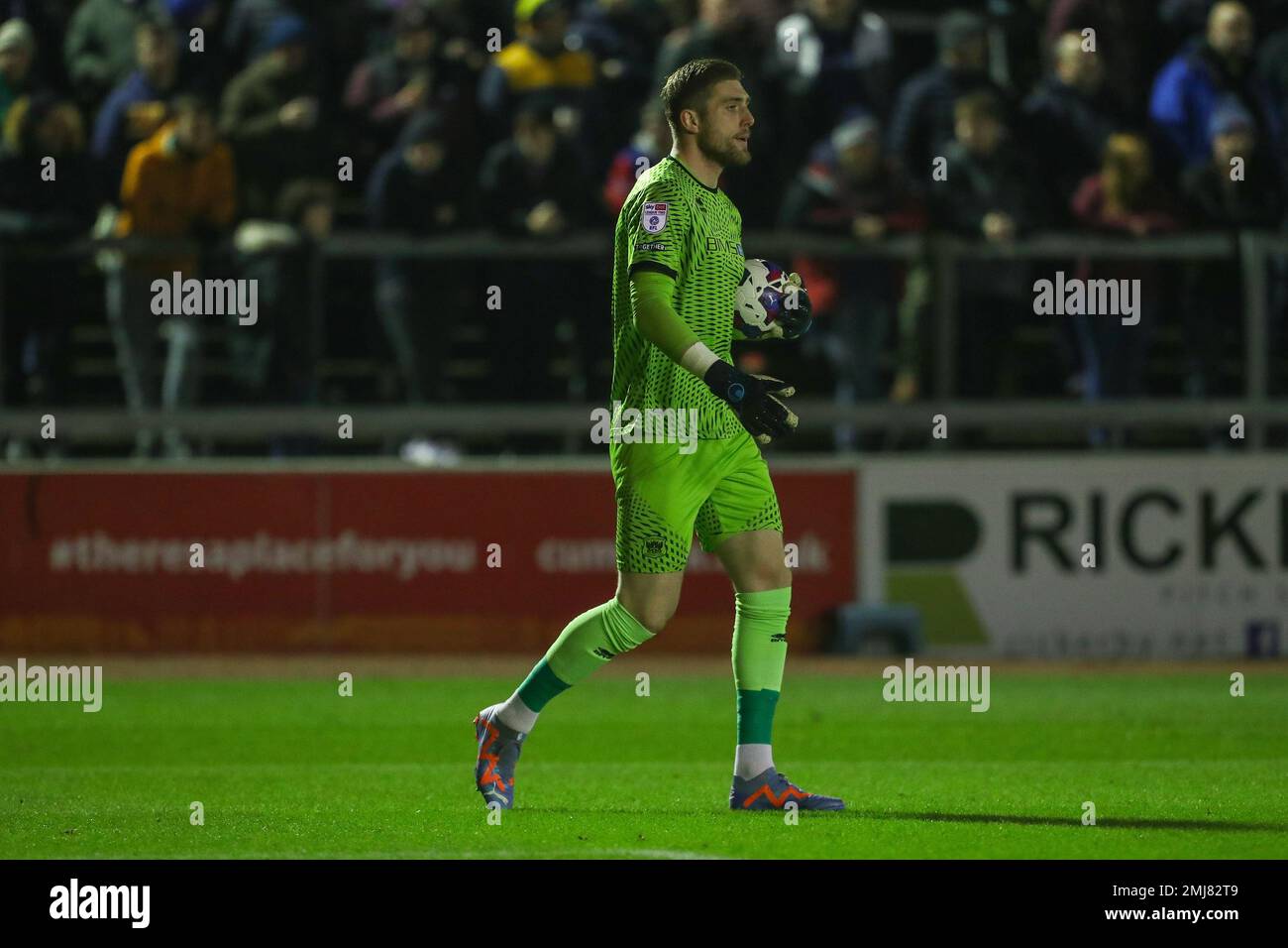 Tomas Holy of Carlisle United during the Sky Bet League 2 match between Carlisle United and Hartlepool United at Brunton Park, Carlisle on Tuesday 24th January 2023. (Credit: Mark Fletcher | MI News) Stock Photo