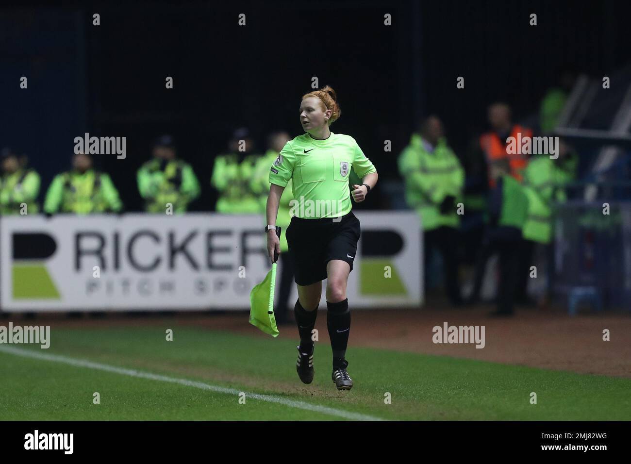 Referee's assistant Helen Edwards during the Sky Bet League 2 match between Carlisle United and Hartlepool United at Brunton Park, Carlisle on Tuesday 24th January 2023. (Credit: Mark Fletcher | MI News) Stock Photo