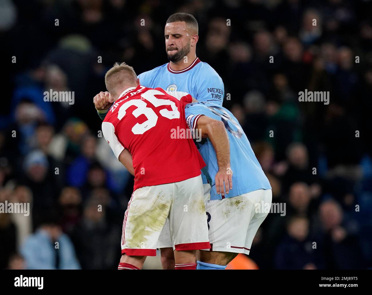 Manchester, England, 27th January 2023. Kyle Walker of Manchester City