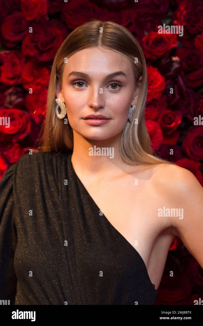 Roosmarijn de Kok attends Victoria's Secret new fragrance launch party at  The Times Square Edition Hotel on Thursday, Sept. 5, 2019, in New York.  (Photo by Scott Roth/Invision/AP Stock Photo - Alamy