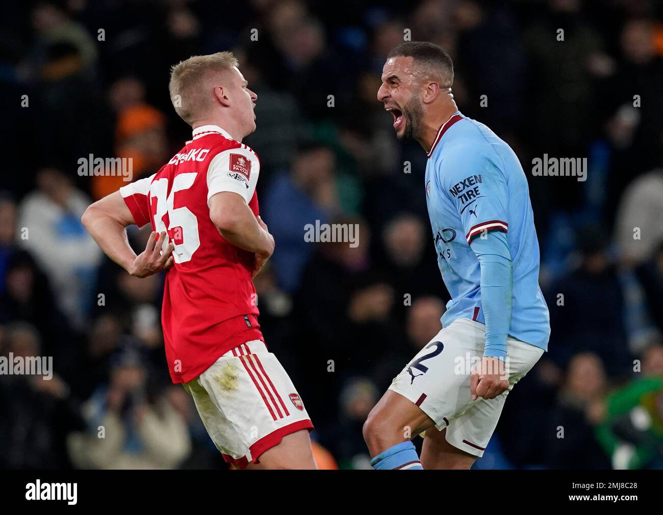 Kyle walker 2022 january manchester city hires stock photography and