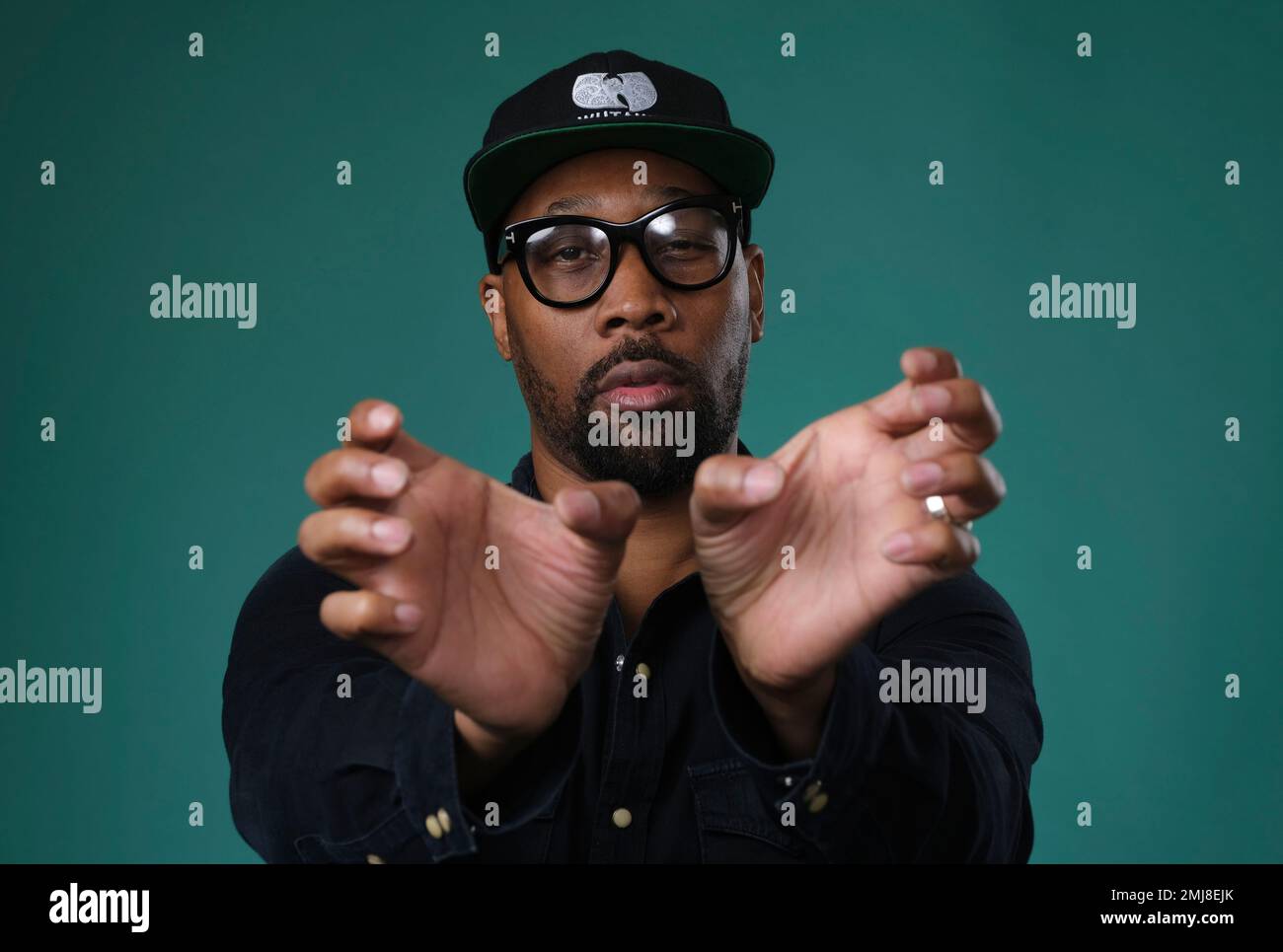 In this July 26, 2019 photo, RZA, an executive producer of the Hulu ...