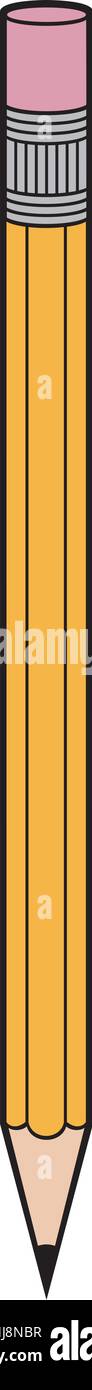 Pencil color vector illustration Stock Vector