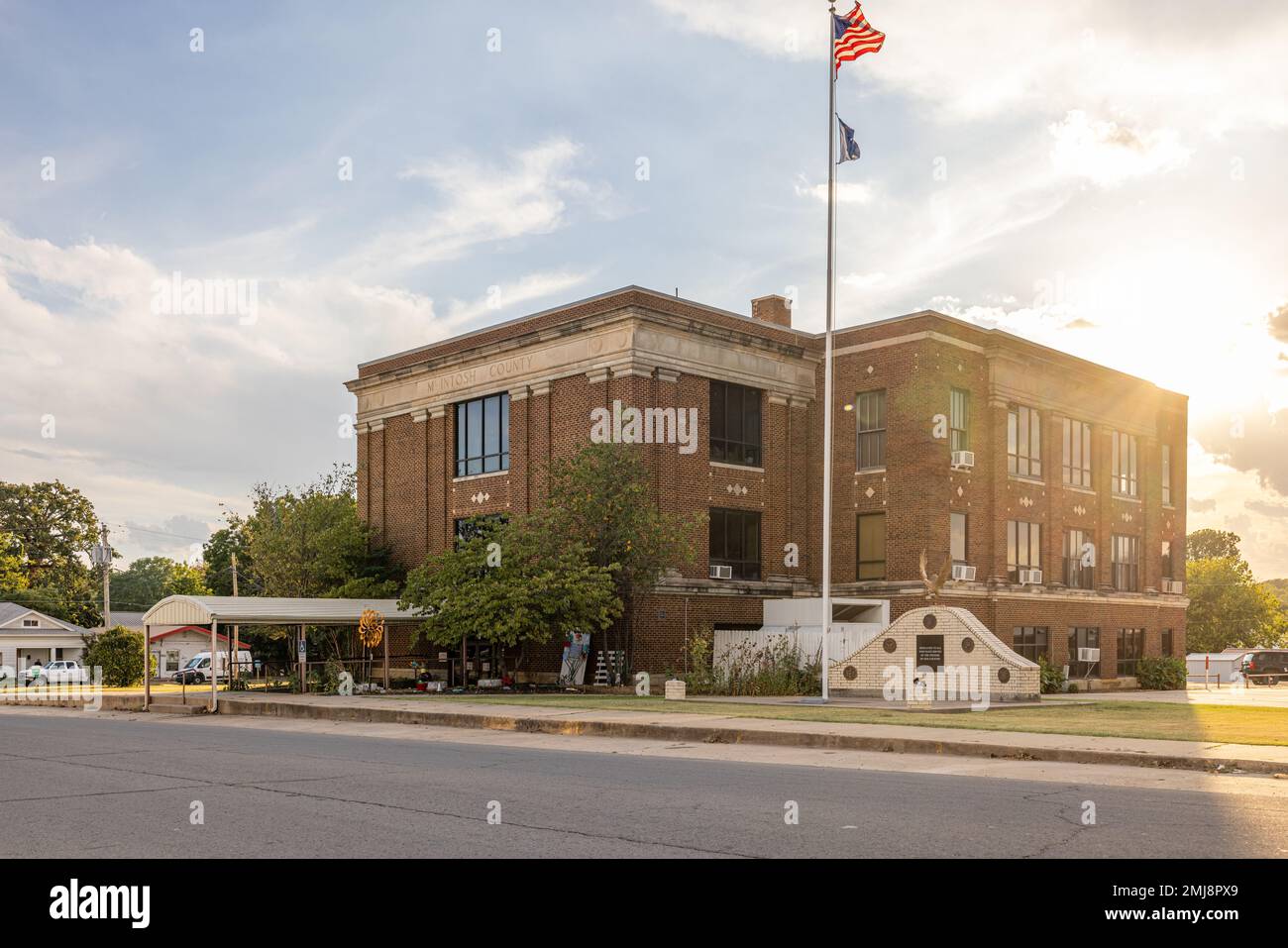 Eufaula, Oklahoma, USA October 15, 2022 The McIntosh County