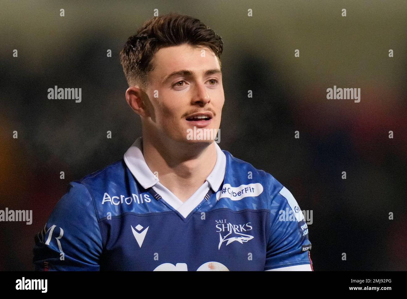 Raffi Quirke 21 of Sale Sharks after the Gallagher Premiership match Sale Sharks vs Bath Rugby