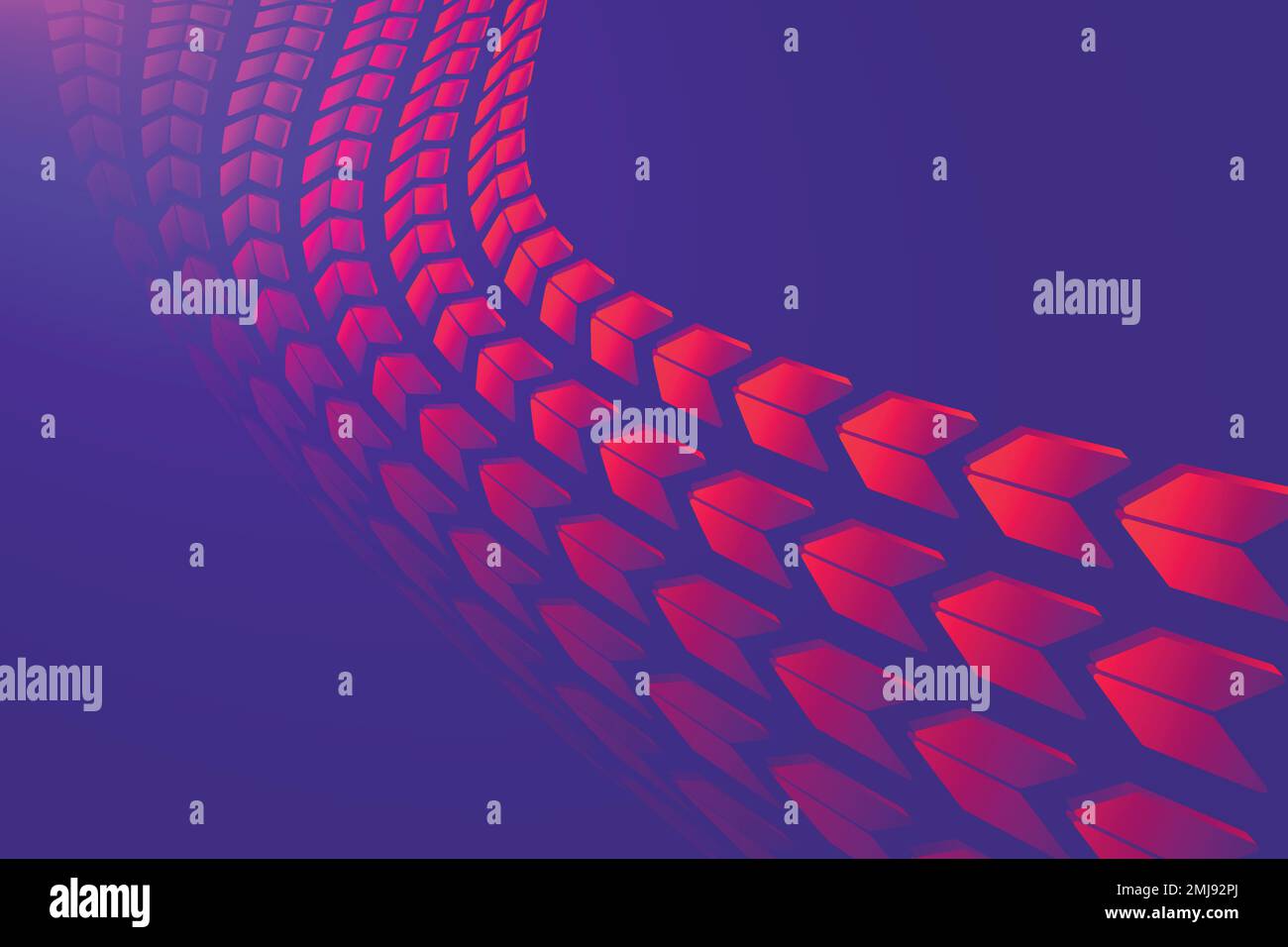 Abstract arrow background, purple gradient technology concept vector Stock Vector