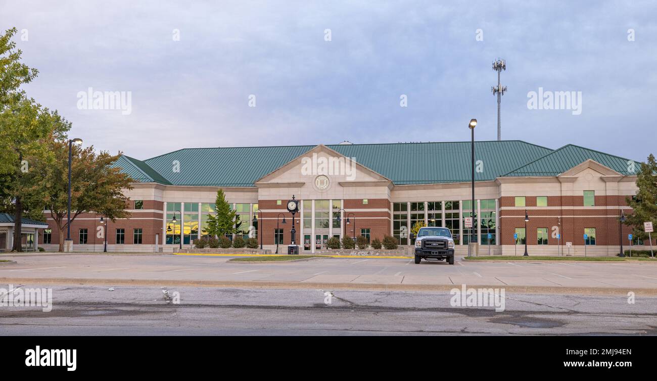 Pryor, Oklahoma, USA October 16, 2022 The Mayes County Courthouse