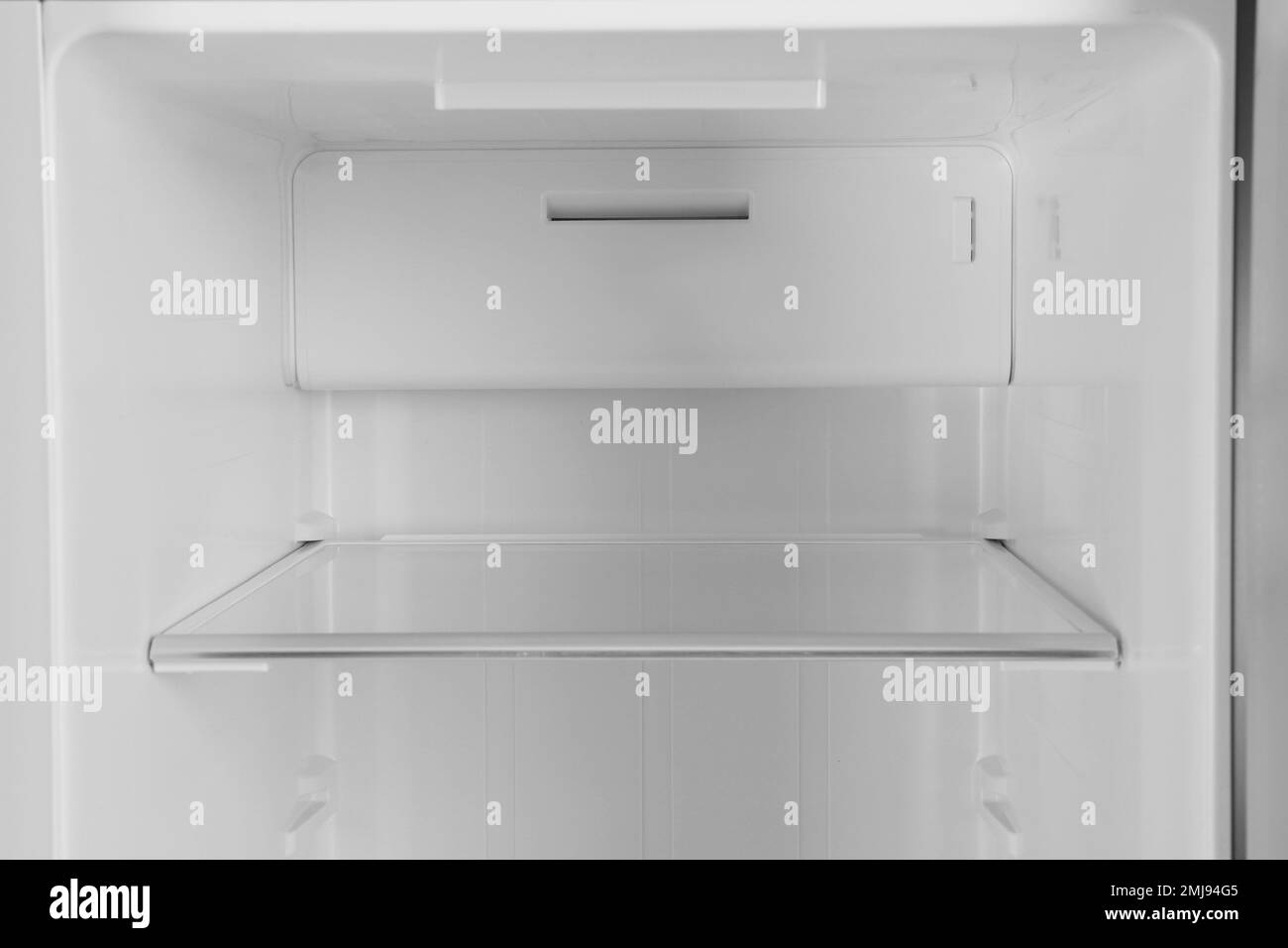 Inside view of fridge Black and White Stock Photos & Images Alamy
