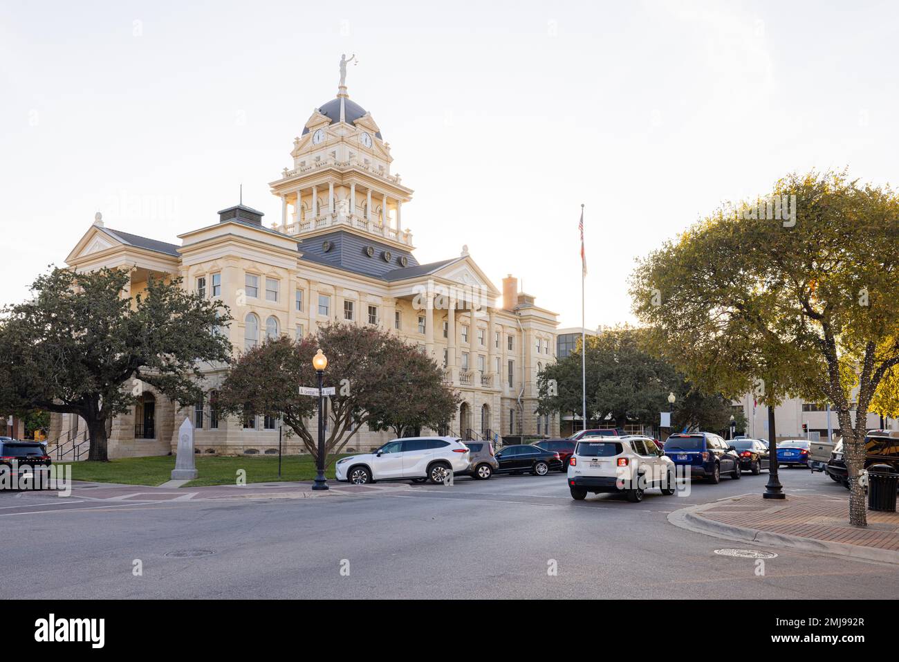 Belton, Texas, USA October 14, 2022 The Bell County Courthouse Stock