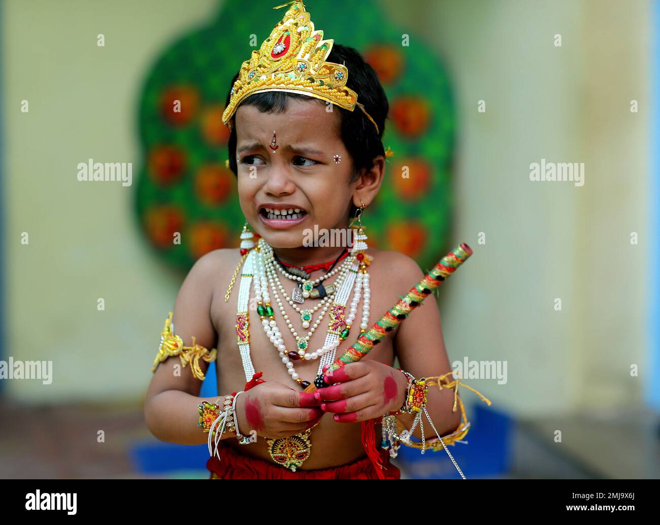 In this Friday, Aug. 23, 2019, file photo, an Indian school child ...