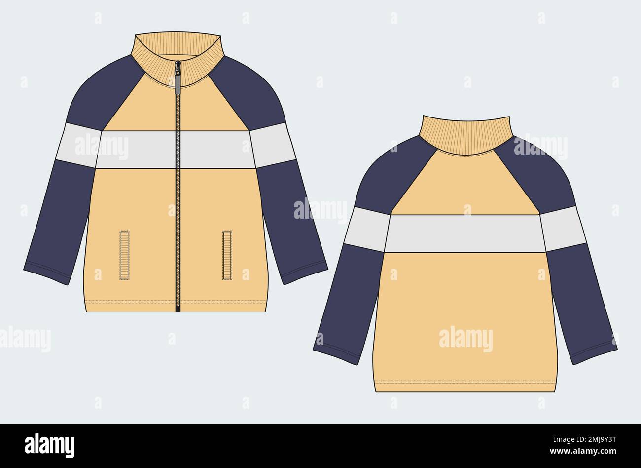 Jacket flat drawing cheap