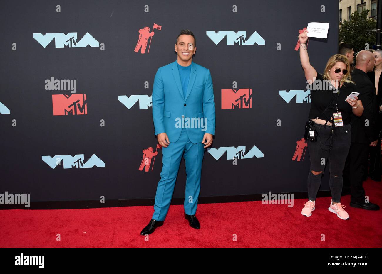 Sebastian Maniscalco arrives at the MTV Video Music Awards at the(02)