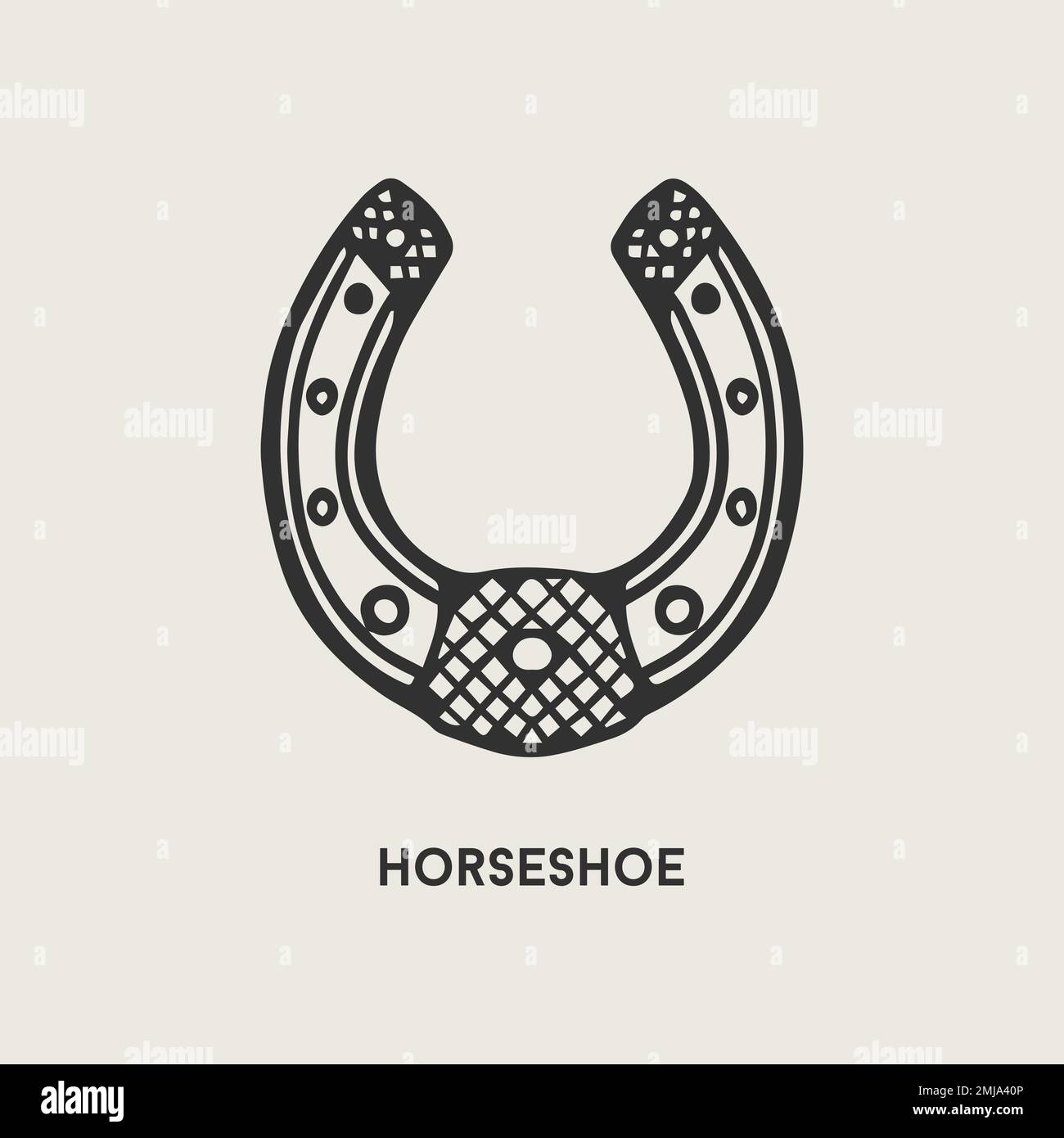 horseshoe vector illustration Stock Vector Image & Art Alamy