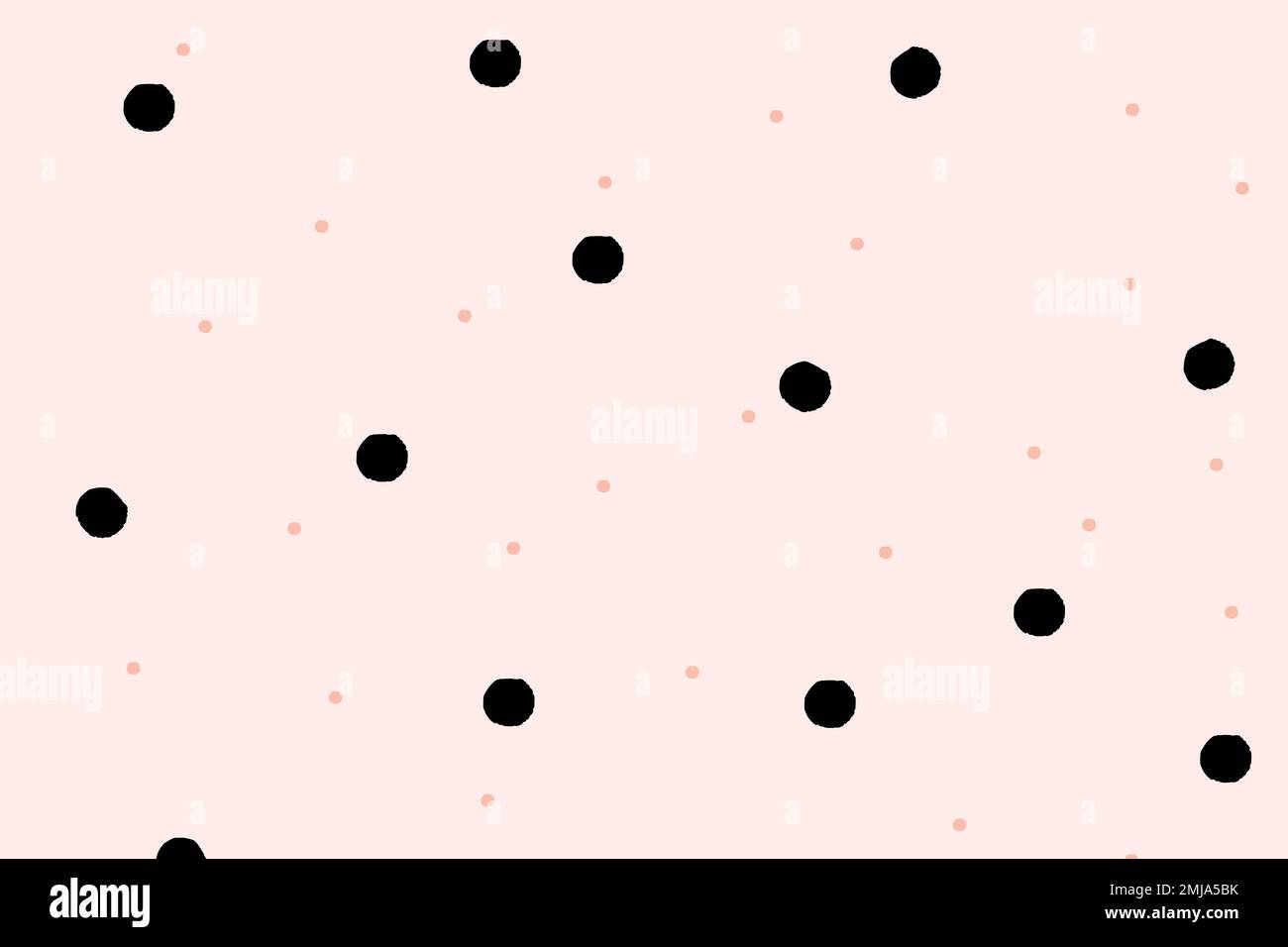 Polka dot background desktop wallpaper, cute vector Stock Vector Image ...