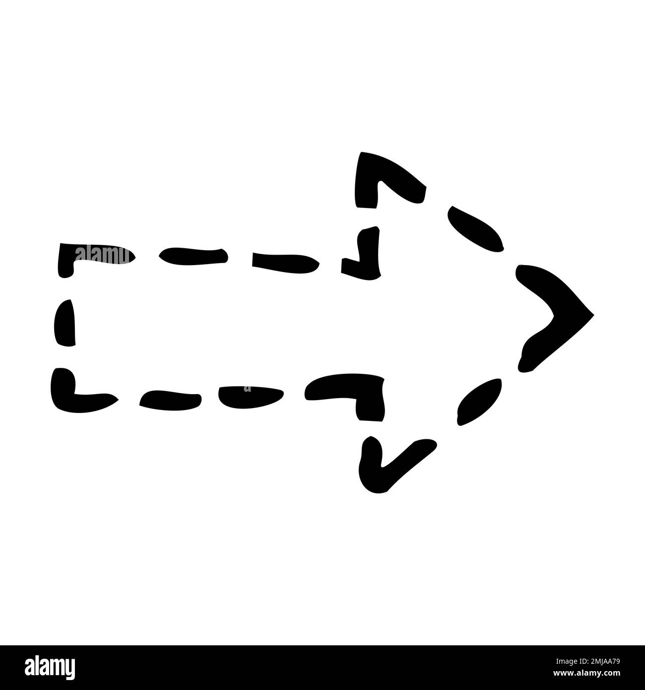 Doodle up arrow symbol hand drawn with thin line Stock Vector Image ...