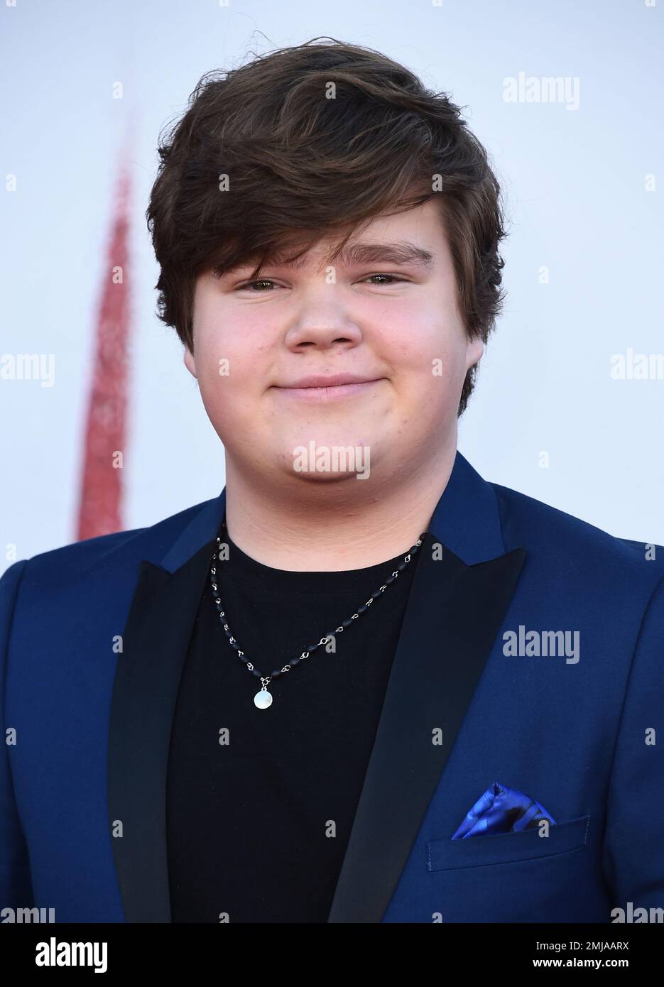 Cast member Jeremy Ray Taylor arrives at the Los Angeles