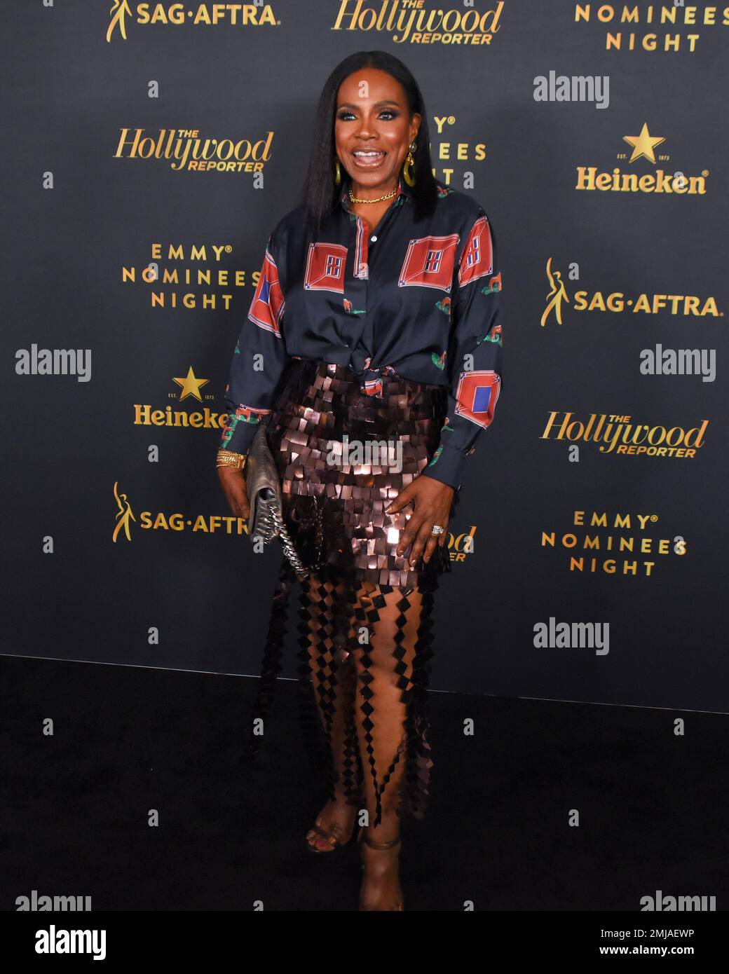 Sheryl Lee Ralph attends The Hollywood Reporter and SAG-AFTRA’s Emmy Nominees Night. Photo: Michael Mattes/michaelmattes.co Stock Photo