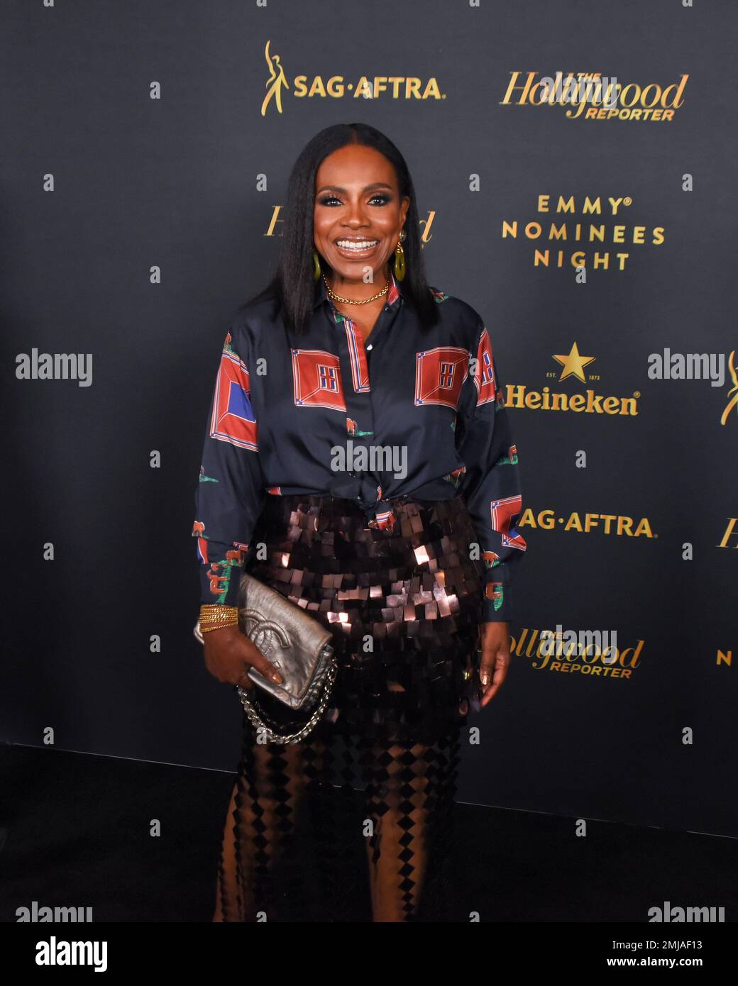Sheryl Lee Ralph attends The Hollywood Reporter and SAG-AFTRA’s Emmy Nominees Night. Photo: Michael Mattes/michaelmattes.co Stock Photo
