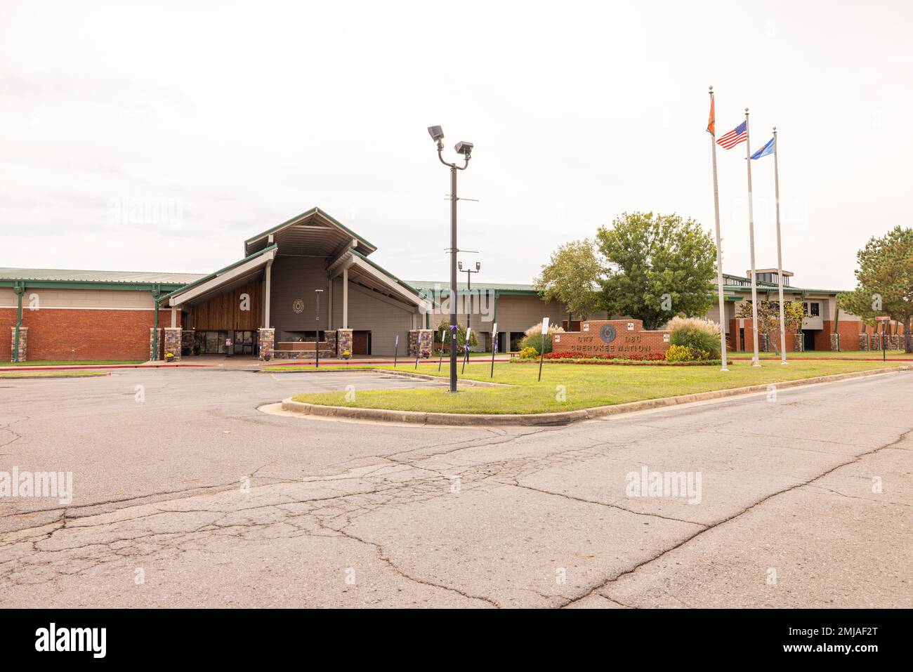 Tahlequah, Oklahoma, USA - October 16, 2022: The Cherokee Nation Keeler 
