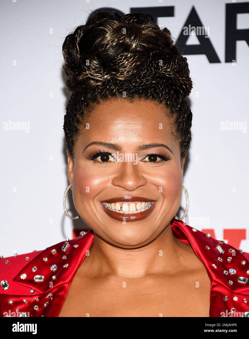 Courtney A. Kemp attends the world premiere of the Starz television