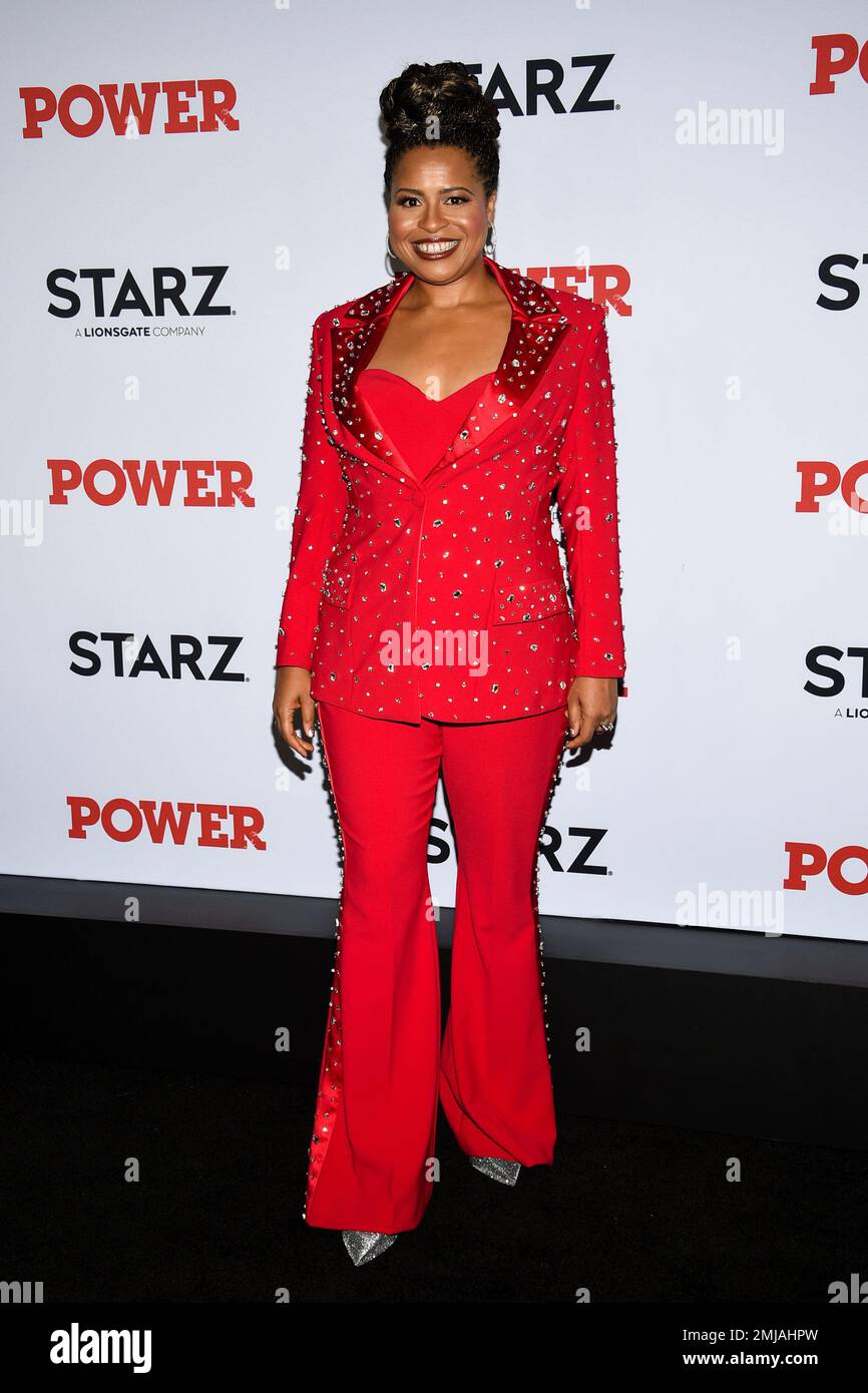 Courtney A. Kemp attends the world premiere of the Starz television