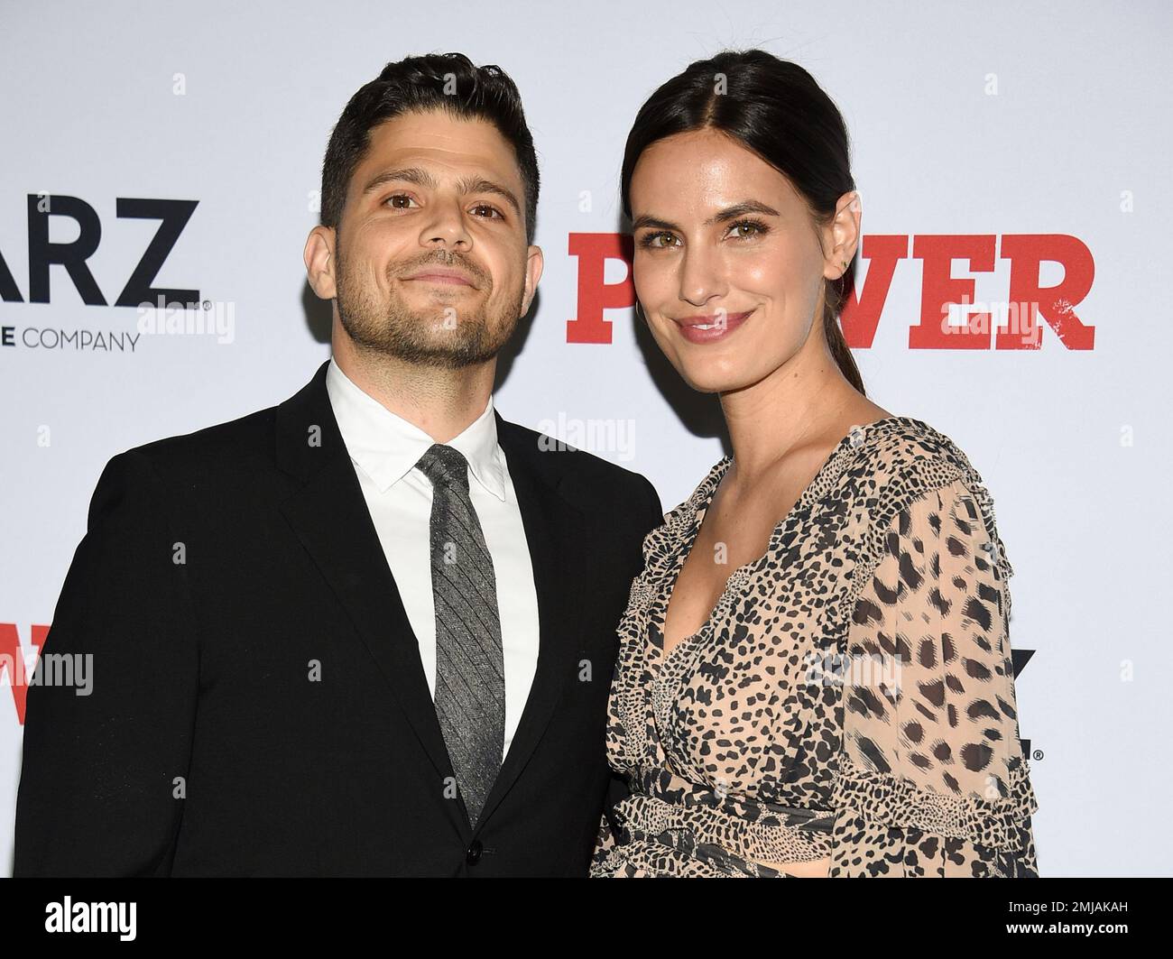 Actor Jerry Ferrara, left, and Breanne Racano attend the world premiere