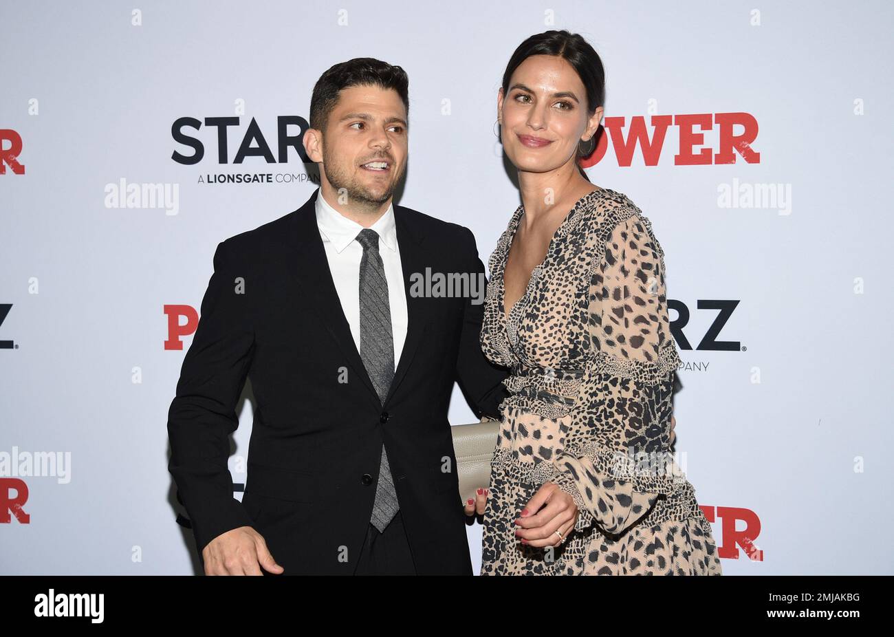 Actor Jerry Ferrara, left, and Breanne Racano attend the world premiere
