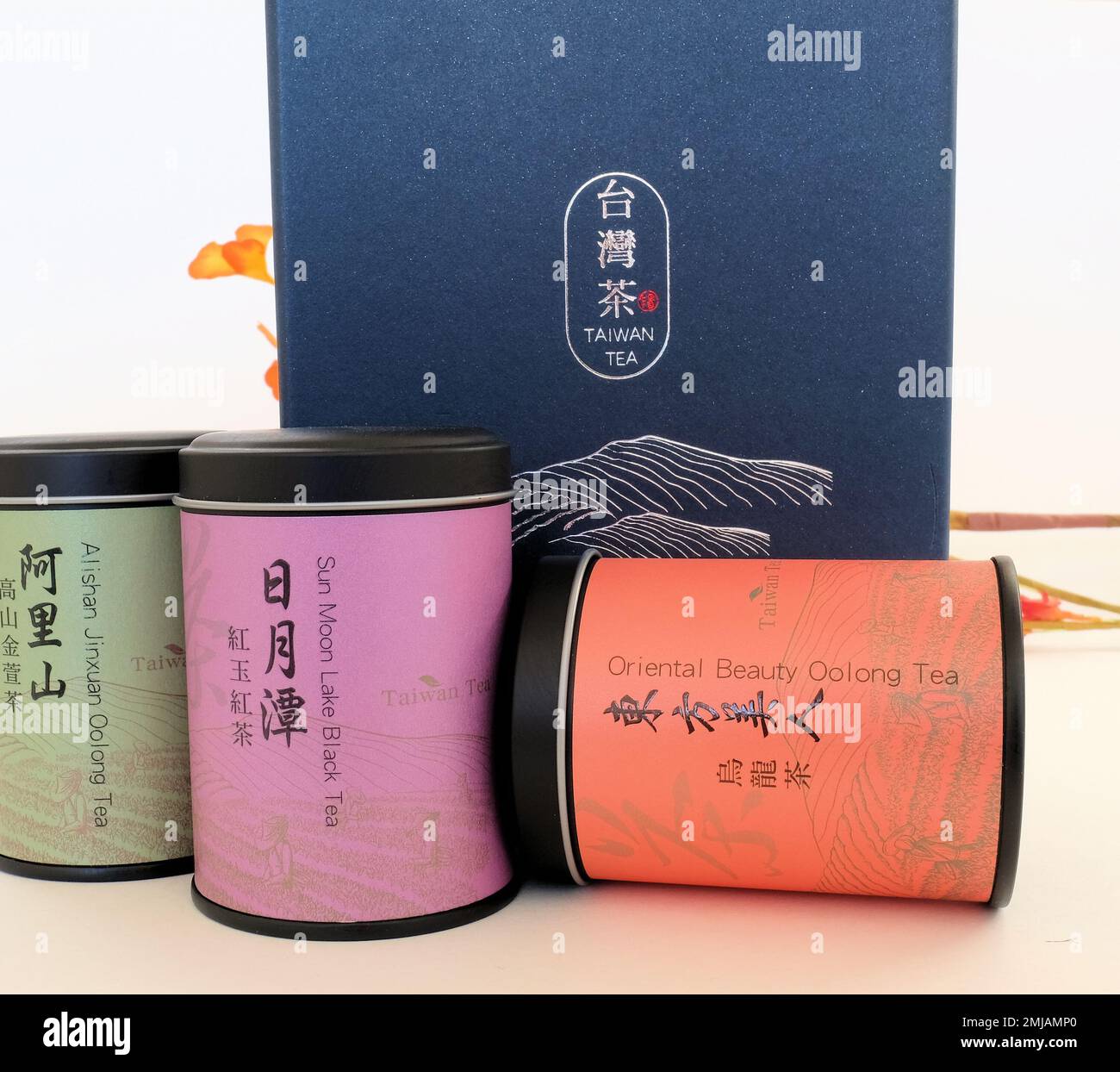 Hsin Tung Yang brand gift box set of Taiwanese teas loose leaf Oolong