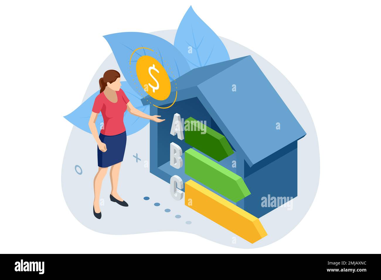 Isometric Online Bill Payment. Home Utilities Bill Payment Services