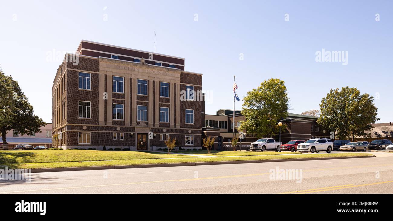 Purcell, Oklahoma, USA October 19, 2022 The McClain County Courthouse Stock Photo Alamy