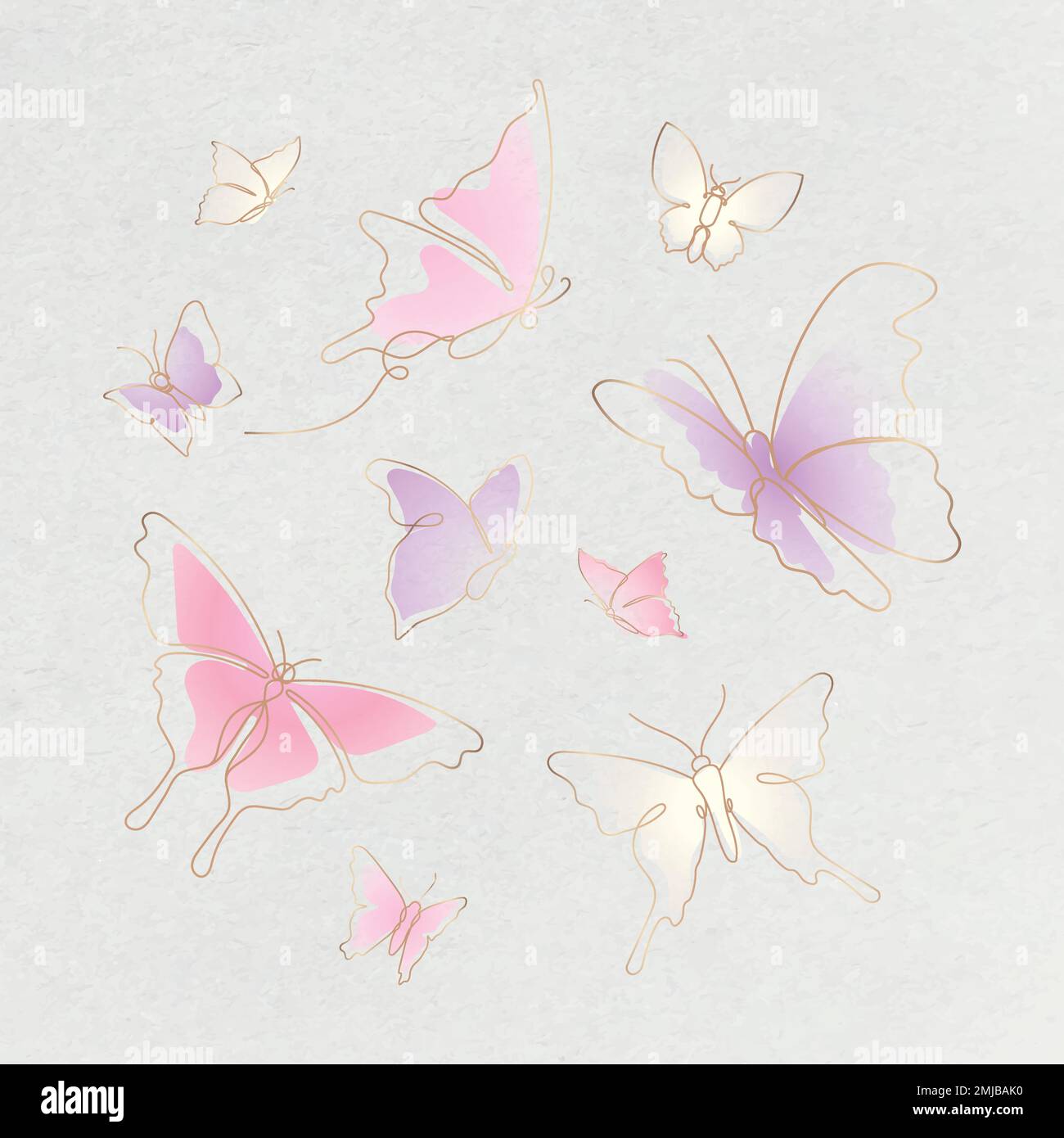 Flying Butterfly Sticker