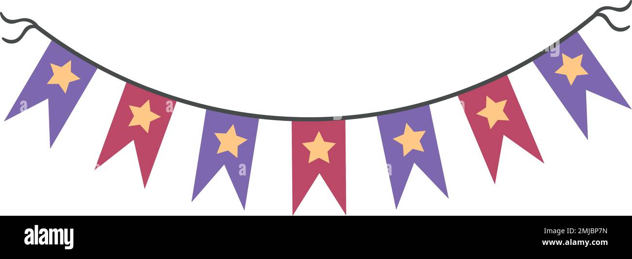 garland icon white background Stock Vector Image & Art - Alamy