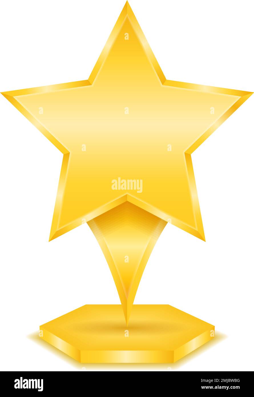 Golden star, vector eps10 illustration Stock Vector Image & Art - Alamy