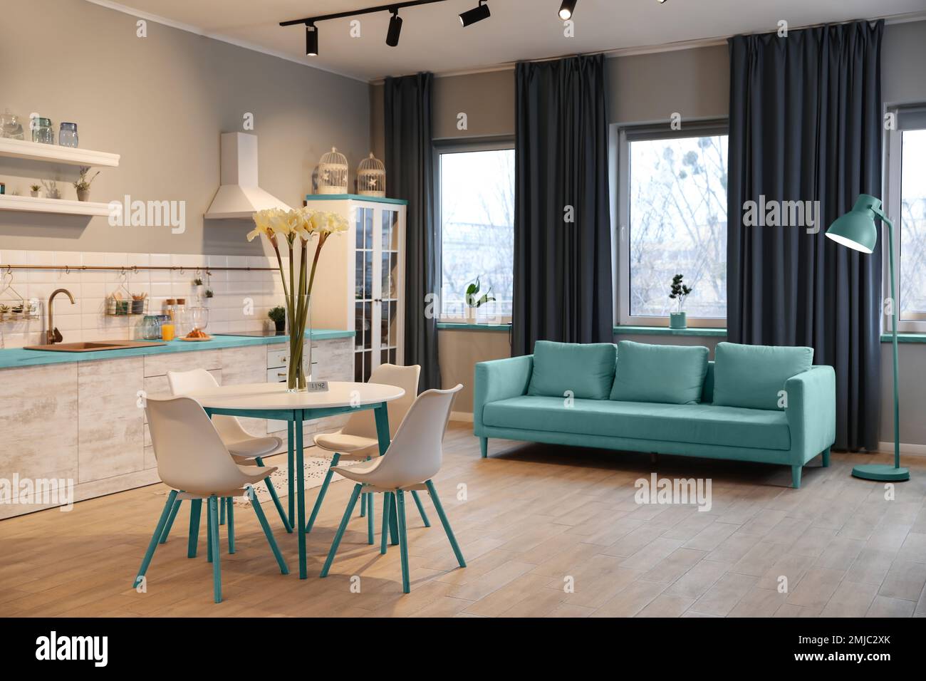 Stylish kitchen interior design inspired by color of the year 2020 ...