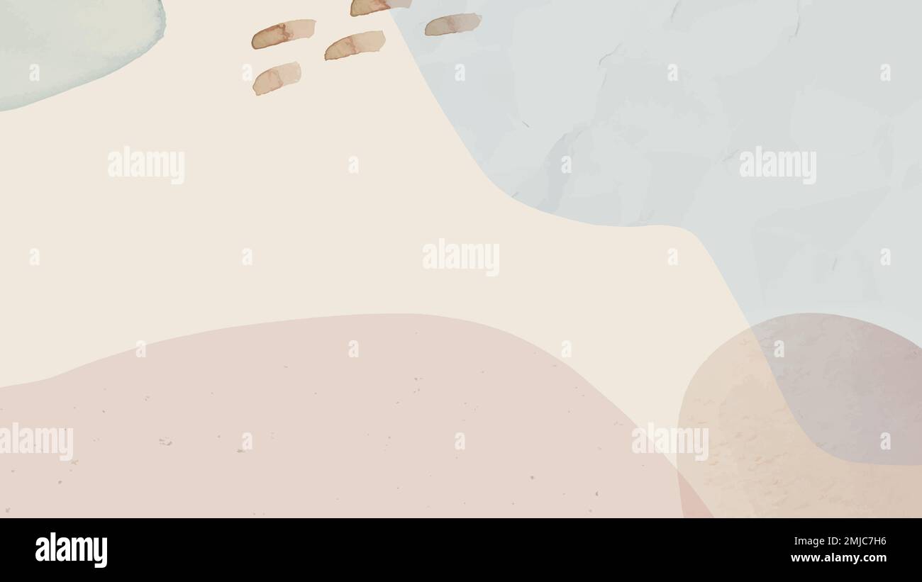 Neutral soft abstract watercolor background vector Stock Vector Image