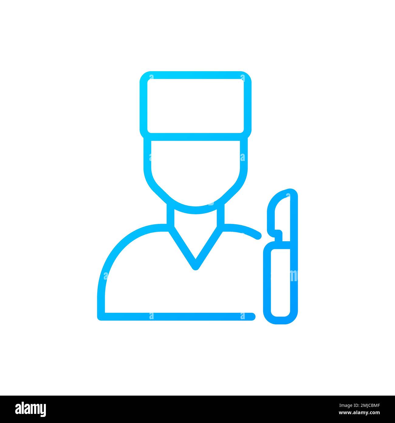 Surgical care pixel perfect gradient linear vector icon Stock Vector