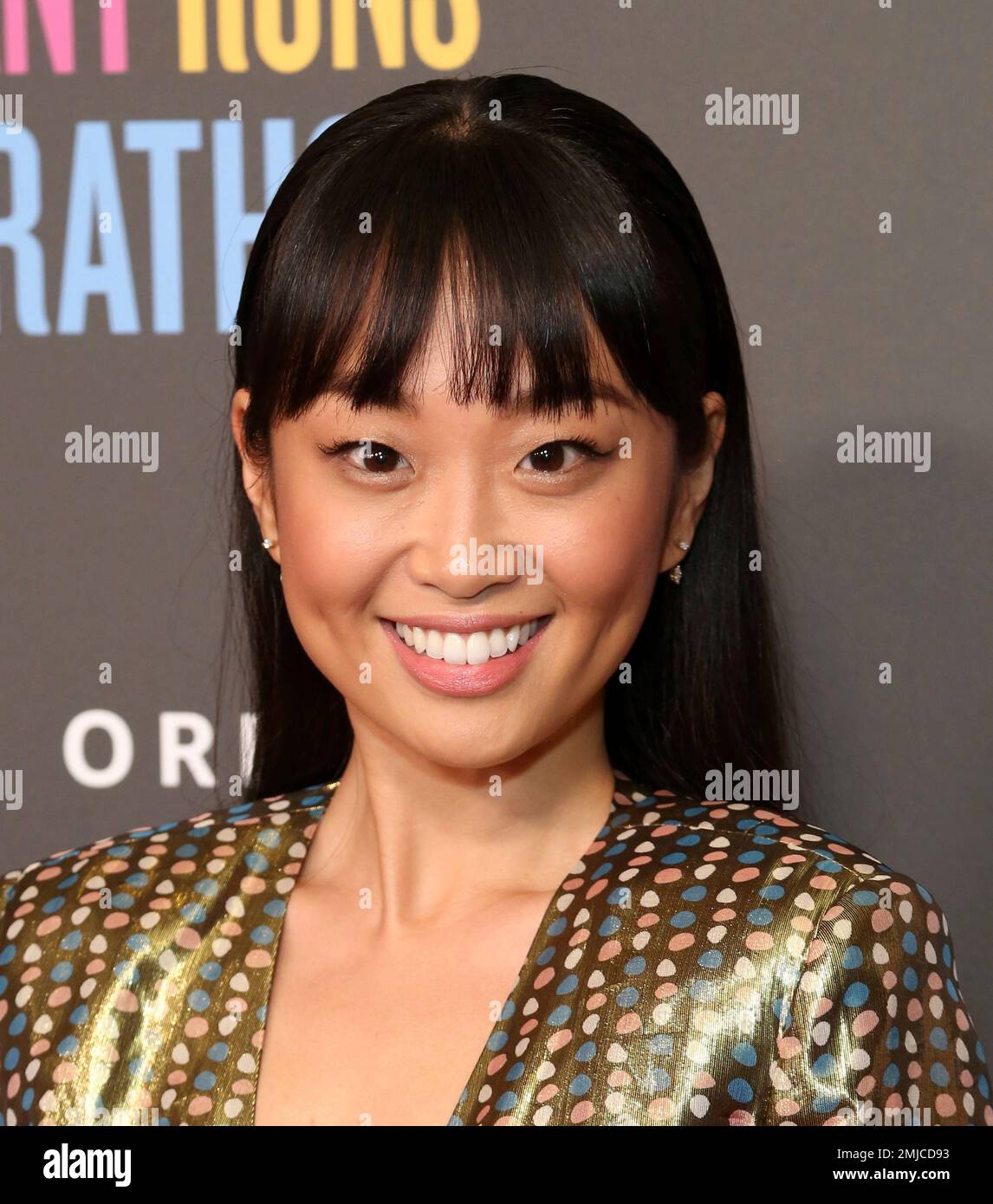 Alice Lee attends the LA Premiere of "Brittany Runs a Marathon" at th
