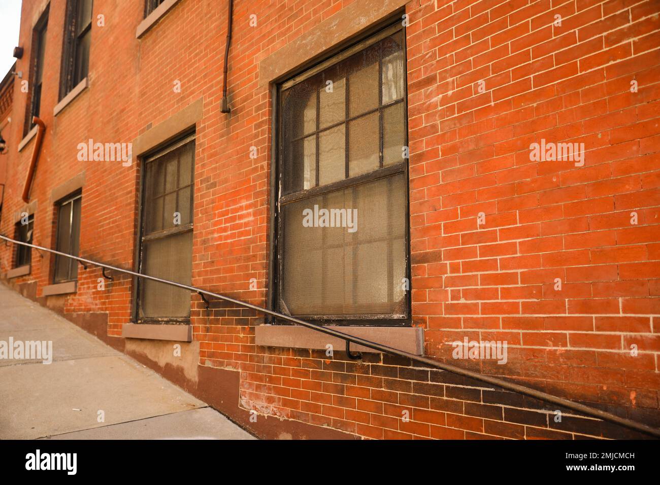Rhode Island Buildings River Water columns old building Stock Photo