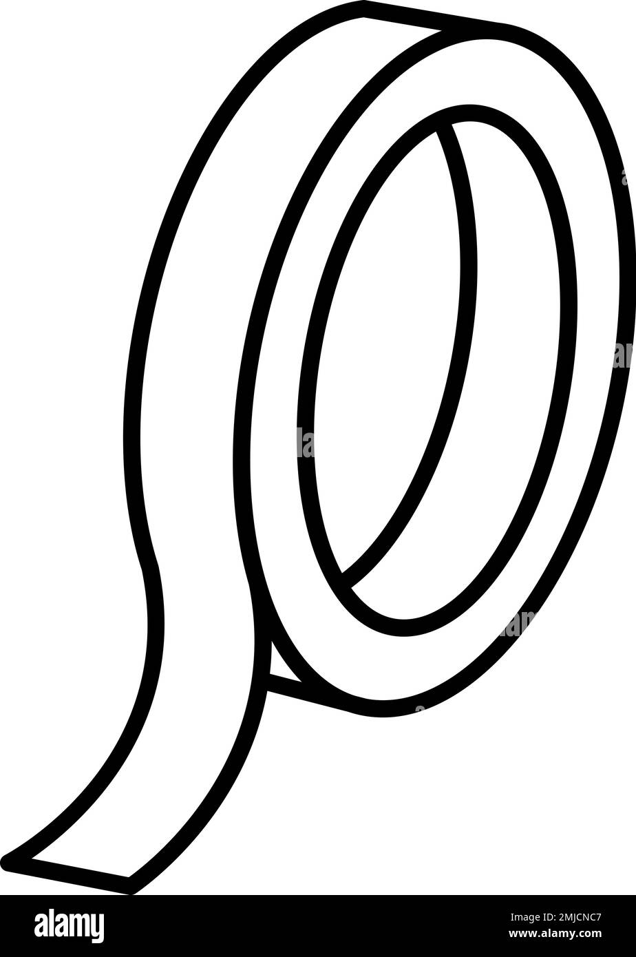 Masking,painter, tape vector icon on transparent background. Outline Masking,painter, tape