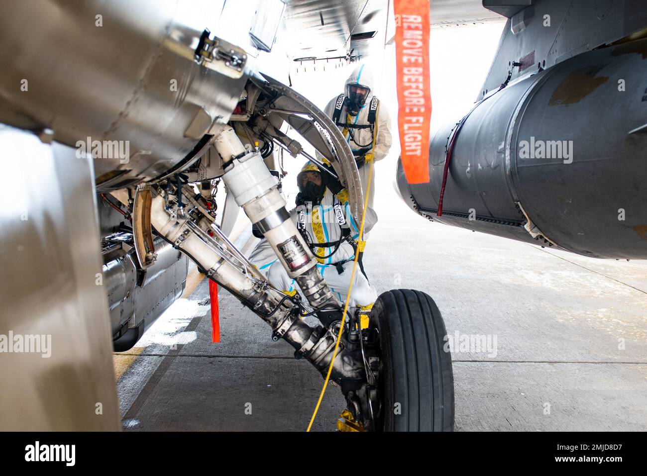 Senior Airman Christian Byrd, 51st Maintenance Squadron aircraft fuel