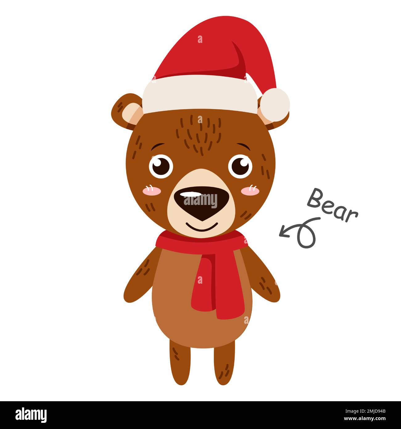 Bear cartoon characters with clothes . Vector . Stock Vector