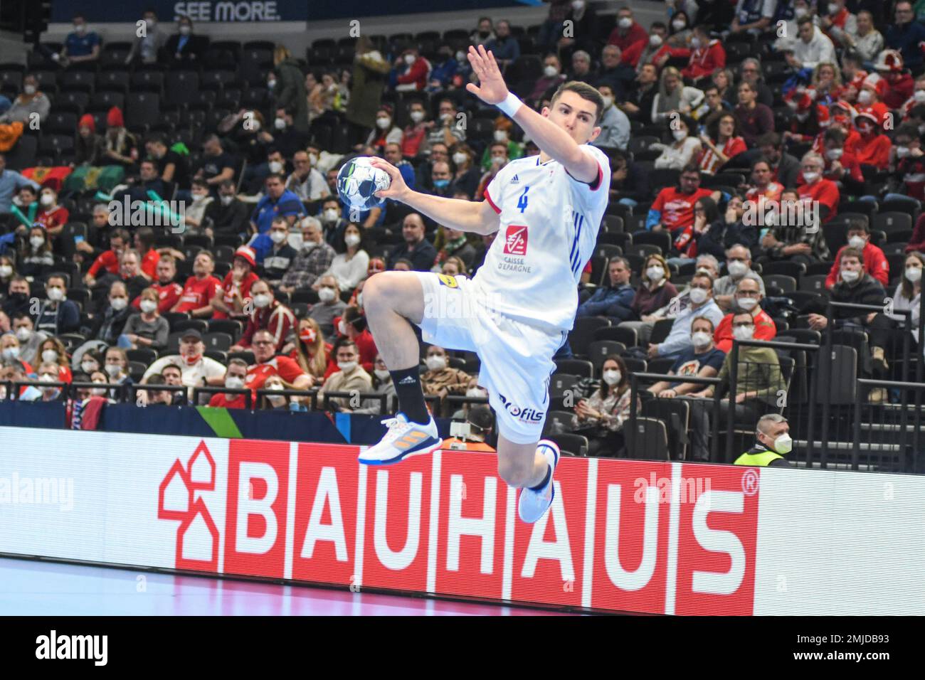 Aymeric Minne (France). EHF Euro 2022. Main Round. Stock Photo