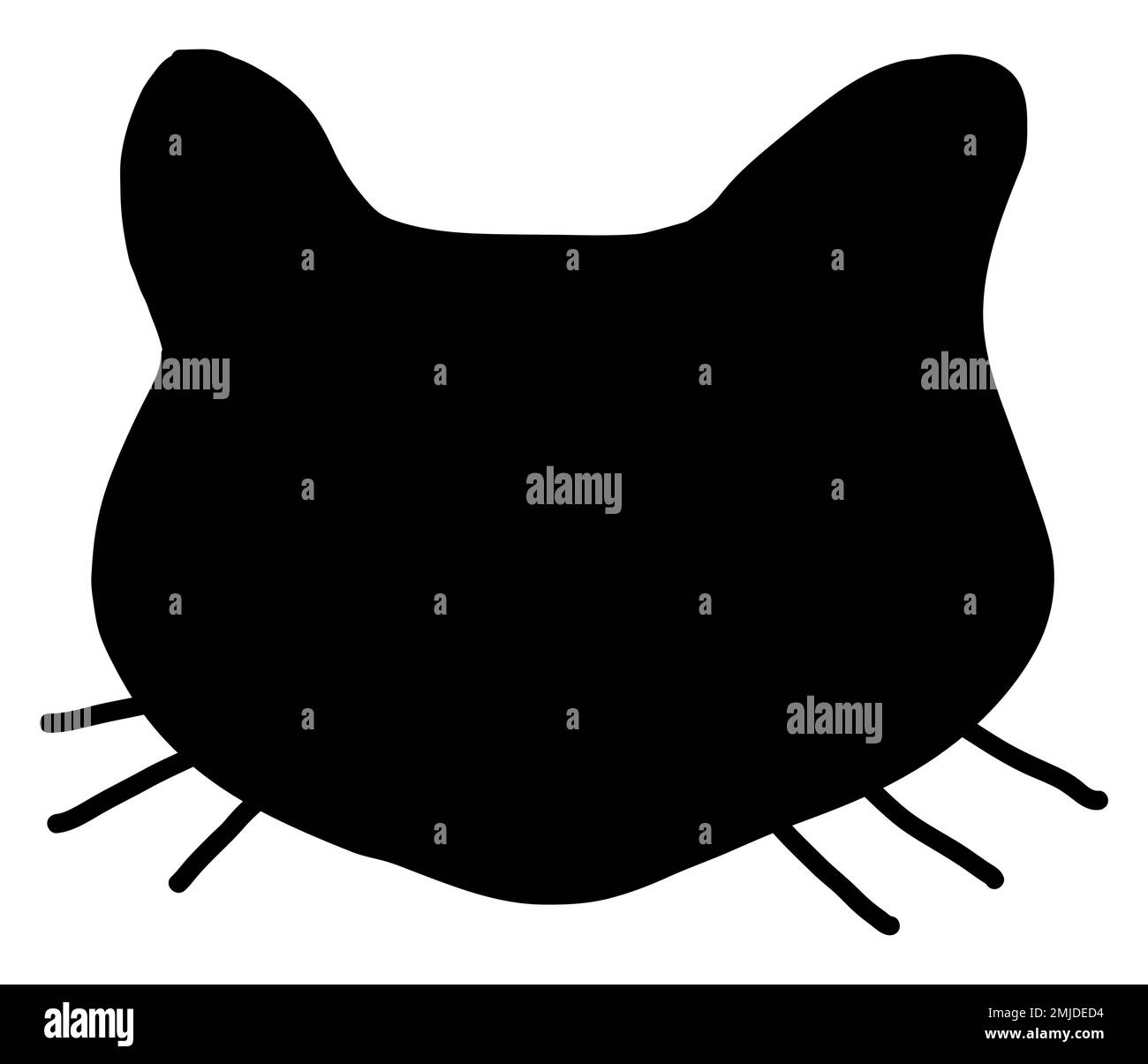 Cat pet silhouette icon vector illustration logo, mascot Stock Vector