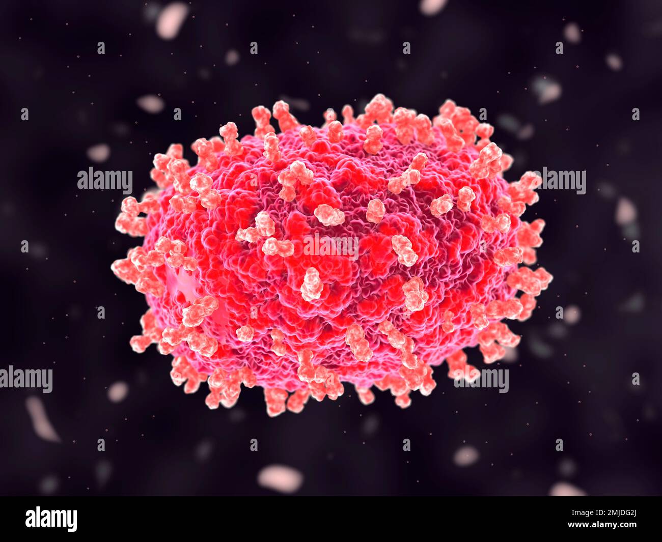Mpox virus, illustration Stock Photo