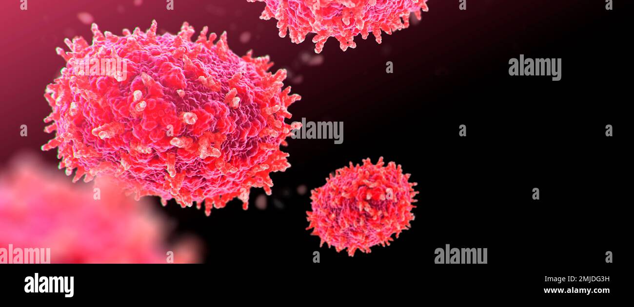 Mpox virus particles, illustration Stock Photo