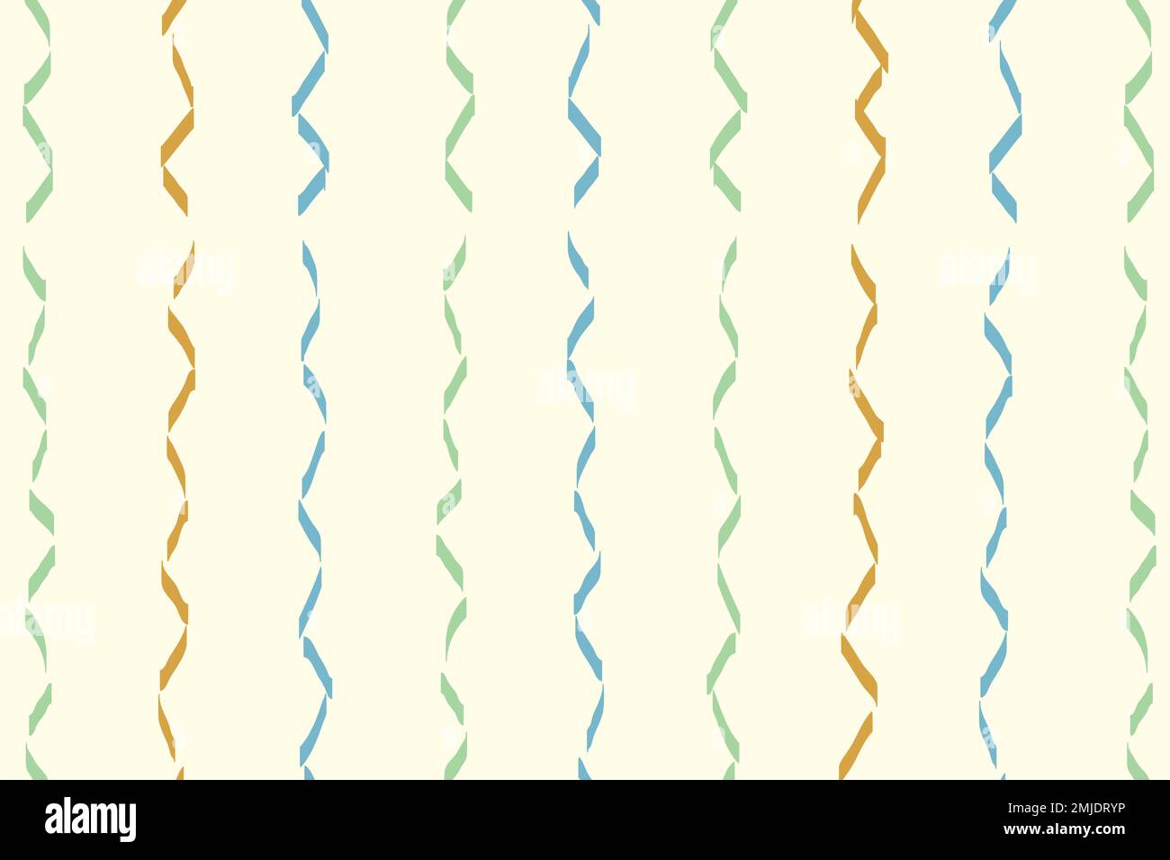 Wavy lined pattern background, colorful doodle vector, aesthetic design Stock Vector