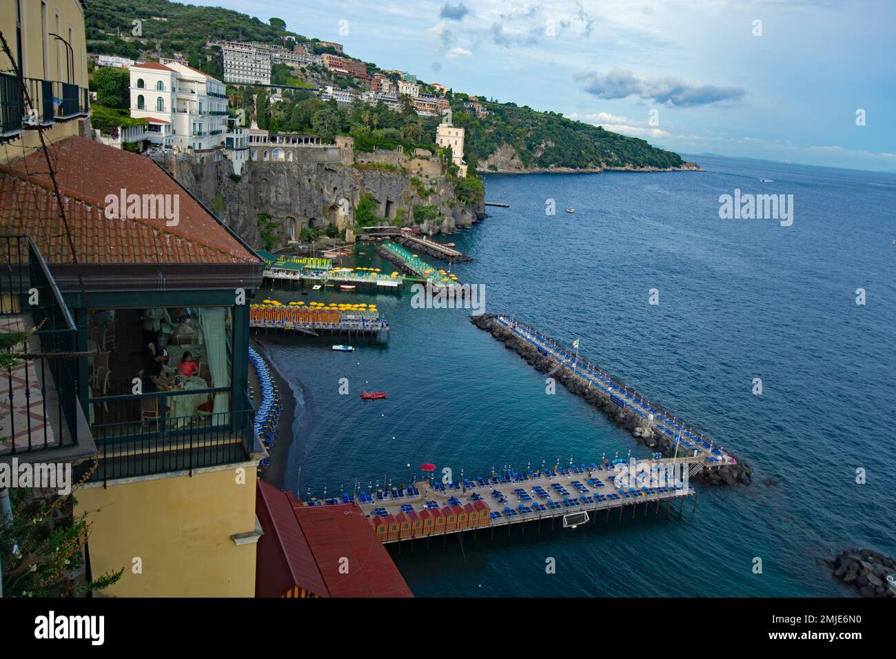 Sorrento Italy Azmara Cruise Stock Photo